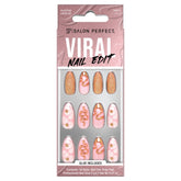 A Front View of Salon Perfect 349 Viral Nail Edit Snake inside of retail unit carton packaging.